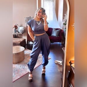 Blue Boho Matching Set